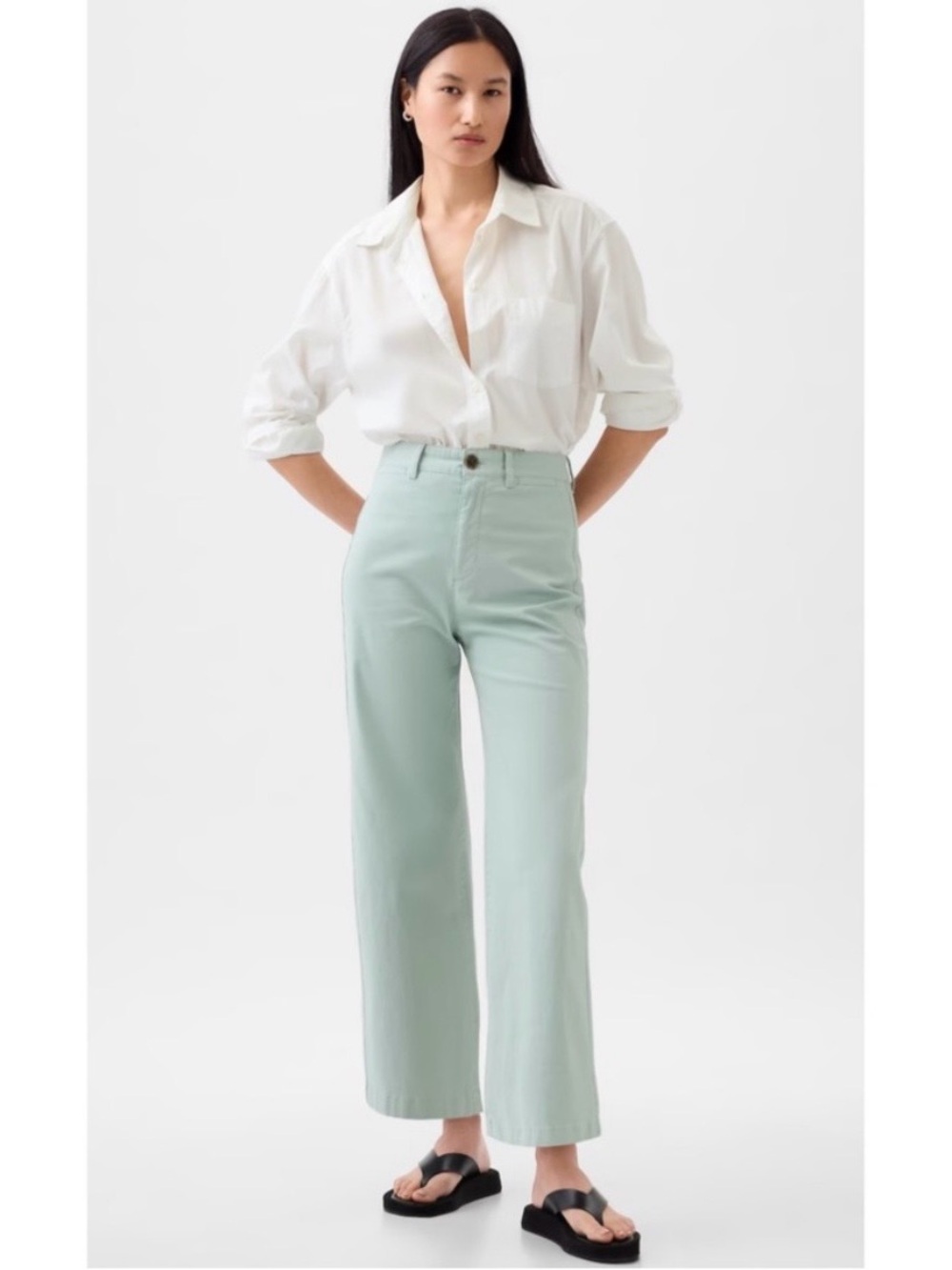 Gap High Rise Stride Ankle Pants